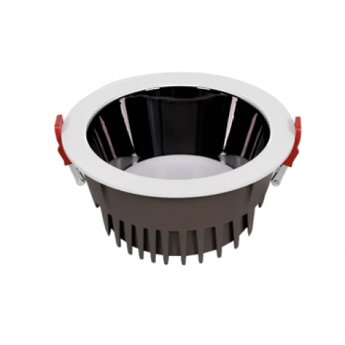 Modern Style Indoor Home Office Mall Gallery Commercial Aluminum White 15w Flush Led Downlight
